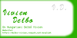 vivien delbo business card